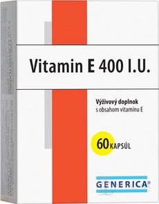 GENERICA Vitamin E 400 I.U. cps 1x60 ks