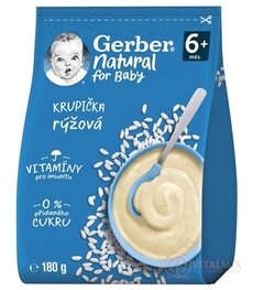 Gerber Natural Ryžová KRUPIČKA (od ukonč. 6.mesiaca) 1x180 g