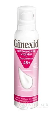 GINEXID gynekologická čistiaca pena 45+ 1x150 ml