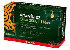 Glenmark VITAMÍN D3 Oliva 2000 IU Plus cps 1x60 ks