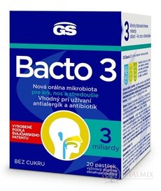 GS Bacto 3 pastilky 1x20 ks