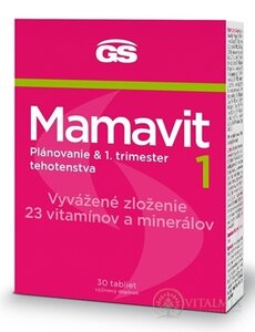 GS Mamavit 1, Plánovanie a 1. trimester tbl 1x30 ks