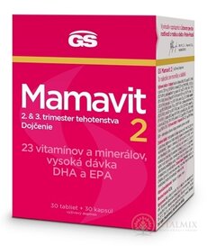 GS Mamavit 2, Tehotenstvo a dojčenie tbl 30 + cps 30 (60 ks)