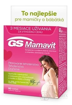 GS Mamavit tbl (3 mesiace užívania za výhodnú cenu) 1x90 ks