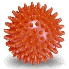 GYMY MASÁŽNA LOPTIČKA - ježko 6 cm oranžová, priemer 6 cm 1x1 ks