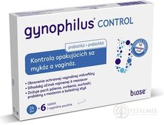 GYNOPHILUS CONTROL vaginálne tablety 1x6 ks