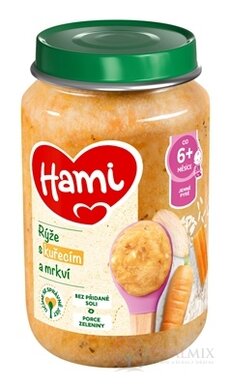 Hami príkrm Ryža s kuracím a mrkvou (od ukonč. 6. mesiaca) 1x200 g