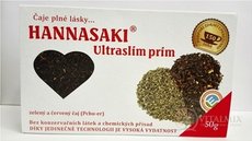 HANNASAKI Ultraslim prim zmes zeleného a červeného Pchu-er čaju, 1x50 g