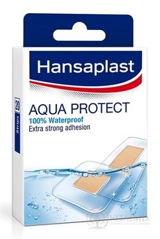 Hansaplast AQUA PROTECT náplasť, stripy 1x20 ks