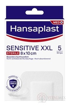 Hansaplast MED SENSITIVE XXL náplasť 8x10 cm 1x5 ks