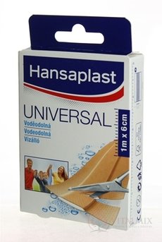 Hansaplast Universal Water resistant vodeodolná náplasť (6cmx1m) 1x1 ks