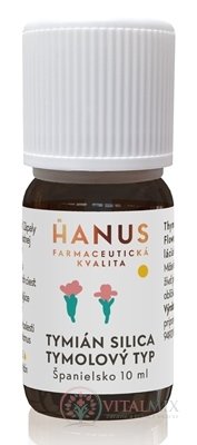 HANUS SILICA TYMIÁN ole 1x10 ml