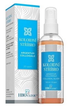 HBO Clinic KOLOIDNE STRIEBRO sprej, hustota častíc 20 ppm, 1x100 ml