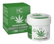 Health Culture Konopné mazanie 10% s CBD krém 1x125 ml