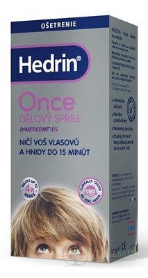 HEDRIN ONCE SPRAY GEL proti všiam a hnidám (inov. obal 2018) 1x100 ml