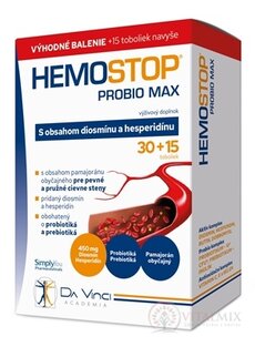 HemoStop Probio Max - DA VINCI cps 30+15 zadarmo (45 ks)