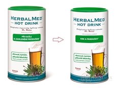 HERBALMED HOT DRINK (skorocel, tymian, pľúcnik) kašeľ a priedušky / krk a priedušky 1x180 g