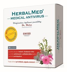 HERBALMED Medical Antivirus Dr. Weiss bylinné pastilky 1x20 ks