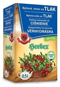 HERBEX Bylinná zmes na TLAK záparové vrecúška 20x3 g (60 g)