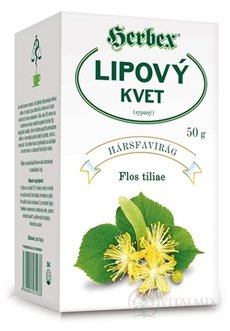 HERBEX LIPOVÝ KVET sypaná droga (čaj) 1x50 g