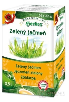 HERBEX ZELENÝ JAČMEŇ bylinný čaj 20x2,5 g (50 g)