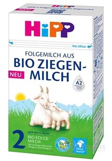 HiPP 2 BIO KOZIE MLIEKO následná mliečna dojčenská výživa (od ukonč. 6. mesiaca) 1x400 g