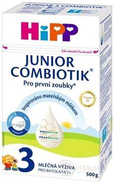 HiPP 3 JUNIOR COMBIOTIK mliečna výživa pre batoľatá (od 1 roka ) 1x500 g
