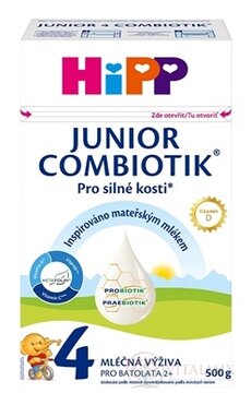HiPP 4 JUNIOR COMBIOTIK (inov.2025) mliečna výživa pre batoľatá (od 2 rokov) 1x500 g