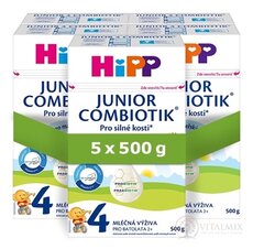 HiPP 4 JUNIOR COMBIOTIK (inov.2025) mliečna výživa pre batoľatá (od 2 rokov) 5x500 g