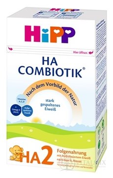 HiPP HA 2 Combiotik (inov. 2019) následná dojč. výživa (od ukonč. 6. mesiaca) 1x500 g