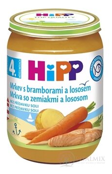 HiPP Mrkva so zemiakmi a lososom príkrm (od ukonč. 4.-6. mesiaca) 1x190 g