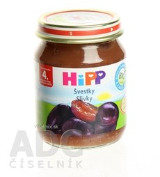 HiPP Príkrm ovocný Slivky (od ukonč. 4. mesiaca) 1x125 g