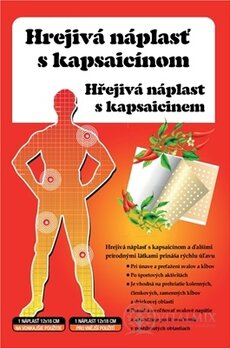 HREJIVÁ Náplasť s kapsaicínom 12x18 cm, masážna, 1x1 ks