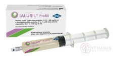 IALURIL Prefill sterilný roztok v naplnenej striekačke s Luer-Lock adaptérom a Ialuadaptérom, 1x50 ml
