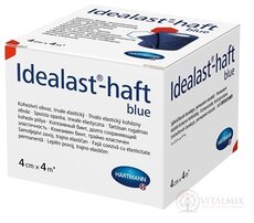 Idealast-haft color blue obväz, trvalo elastický kohézny, modrý (4 cm x 4 m) 1x1 ks