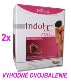 INDOL3C Forte for Woman 2x180cps VÝHODNÉ DVOJBALENIE