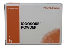 IODOSORB POWDER antimikrobiálny prášok s jódkadexomérom 7x3 g