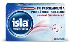 ISLA MEDIC voice pastilky, čerešňová príchuť 1x20 ks