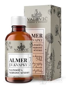 J.V. KVAPKY - ALMER na pamäť a nervovú sústavu 1x50 ml