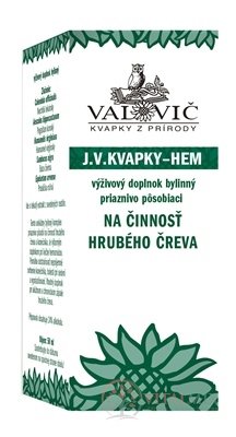J.V. KVAPKY - HEM na činnosť hrubého čreva 1x50 ml