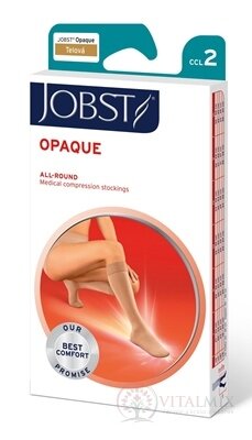 JOBST OPAQUE kompresívne lýtkové pančuchy II.KT, bežná d., s otvorenou špičkou, telové, veľ. IV., 1x1 pár