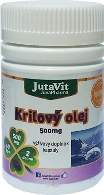 JutaVit Krilový olej 500 mg cps 1x60 ks