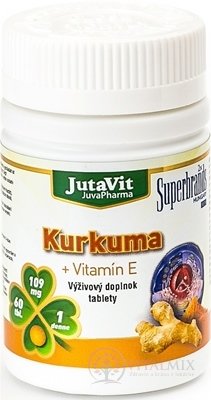 JutaVit Kurkuma + Vitamín E tbl 1x60 ks