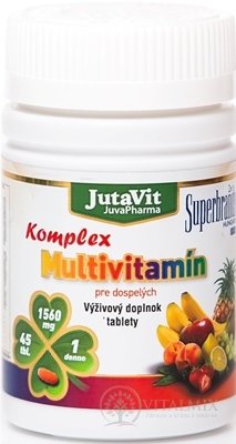 JutaVit Multivitamín Komplex pre dospelých tbl 1x45 ks