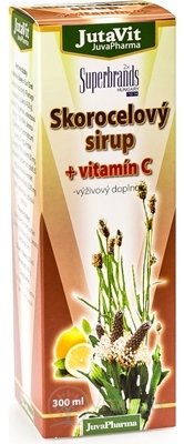 JutaVit Skorocelový sirup + vitamín C 1x300 ml