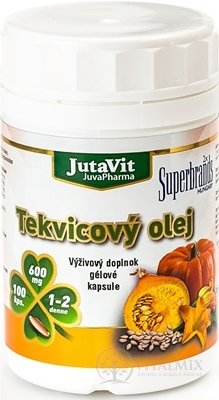 JutaVit Tekvicový olej cps 1x100 ks