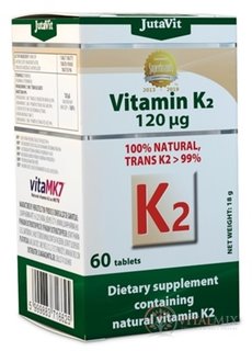 JutaVit Vitamín K2 prírodný 120 µg tbl 1x60 ks