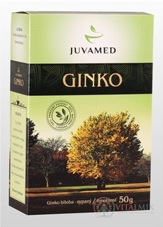 JUVAMED GINKO BILOBA - LIST bylinný čaj sypaný 1x50 g