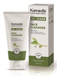 Kamedis AC-CLEAR FACE CLEANSER čistiaci gél na tvár (inov.2020) 1x100 ml