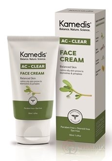 Kamedis AC-CLEAR FACE CREAM krém na tvár (inov.2020) 1x50 ml